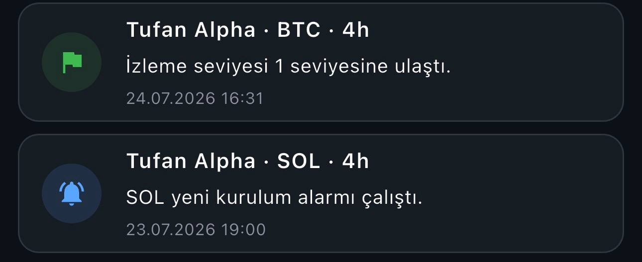 Örnek push / uygulama içi bildirim